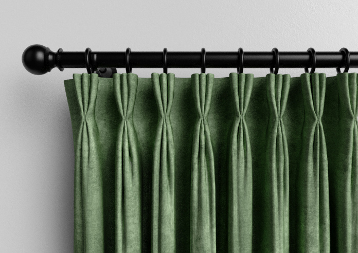 Florence Faux Suede, Hunter Green - Made to Measure Curtains - Image 11